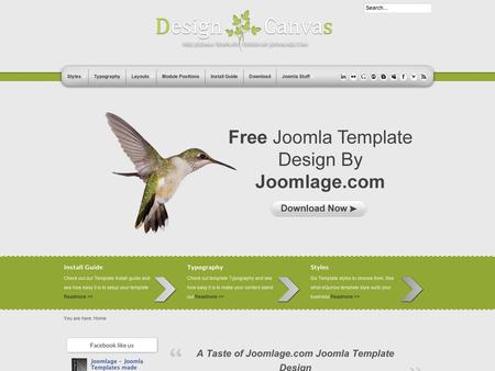 predloga design canvas